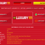 LUXURY111 Gabung Judi Slot Pulsa Aman Gampang Menang Indonesia